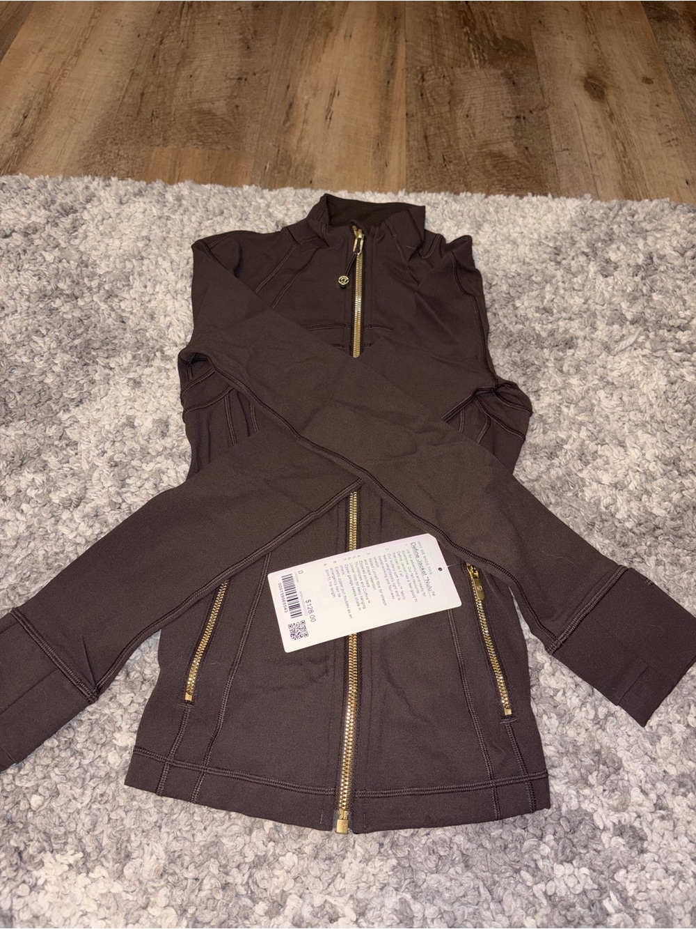 lululemon athletica Brown Define Jacket with Gold Hardware - Picture 1 of 5